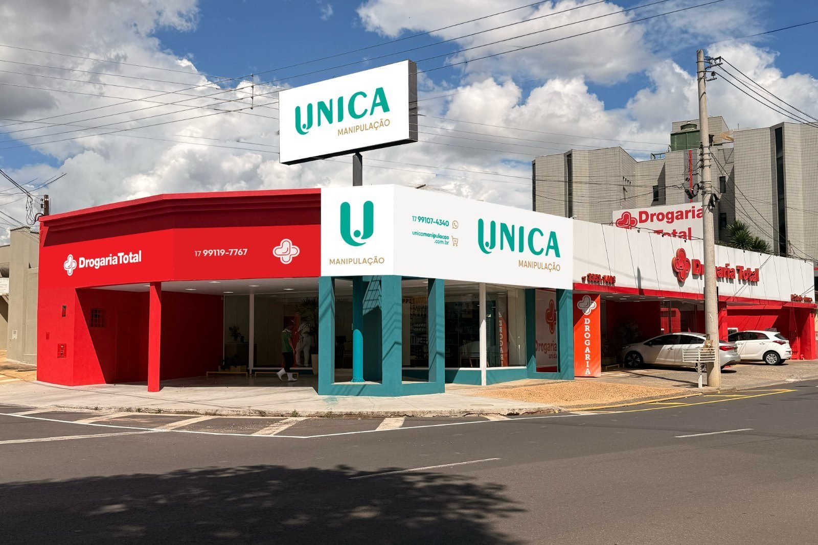 Fachada da Única Murchid, Avenida Murchid Homsi, 1217